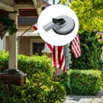 thumbnail image 4 of UPOUART 1Set Fixed Flag Pole Holder Metal Flagpole Support for Shop Window Display 6.3x4.7x3.3in, 4 of 8
