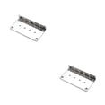thumbnail image 3 of Sonducket Guitar Bridge Baseplate Plate Elaborate Stable Replacing Bass Manual Metal Accessories Part Parts Replacement Universal Plata 2piezas, 3 of 6