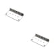 thumbnail image 2 of Yuarrent Guitar Bridge Baseplate Plate Elaborate Stable Parts Manual Metal Bass Replacing Accessories Part Replacement Universal Plata 2Conjunto, 2 of 6