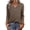Coffee, variant on Stichou Womens 3/4 Sleeve Tops Dressy Casual Shirts Fall Lightweight Tops Outfits Travel Vacation Spring Clothes Beige 2XL