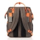 thumbnail image 3 of Mochila Pañalera ISADEN para bebé con cambiador cuna, color Gris-Naranja, 3 of 7