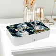 thumbnail image 6 of Animal PU Leather Jewelry Display Organizer Box Display Case Portable Earring Holder with Removable Compartment, 6 of 6