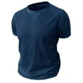 thumbnail image 5 of CYiJun George Waffle T Shirt for Men Casual Crewneck Tee Summer Short Sleeve Tops, 5 of 7