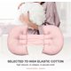 thumbnail image 5 of Pregnancy Pillow for Side Sleeper, Double Wedge Maternity Pillow, Belly Support Pillow, Removable Pillowcase Cotton Cover,(Pink), 5 of 5