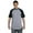 ATH HTHR/ BLACK, variant on Augusta Sportswear Adult Short-Sleeve Baseball Jersey - 423