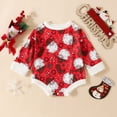 thumbnail image 2 of Coerni New born Baby Girl Boy Christmas Outfits Sweatshirt Romper Long Sleeve 0 3 6 12 18 Months Fall Winter Clothes, 2 of 5