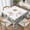 Green Snowman, variant on Verolix Checkered Tablecloth 60 x 60 Inch Square, Colorful Plaid Table Cover, Waterproof Washable Wrinkle Resistant Polyester Fabric for Kitchen Dining Indoor Outdoor Use