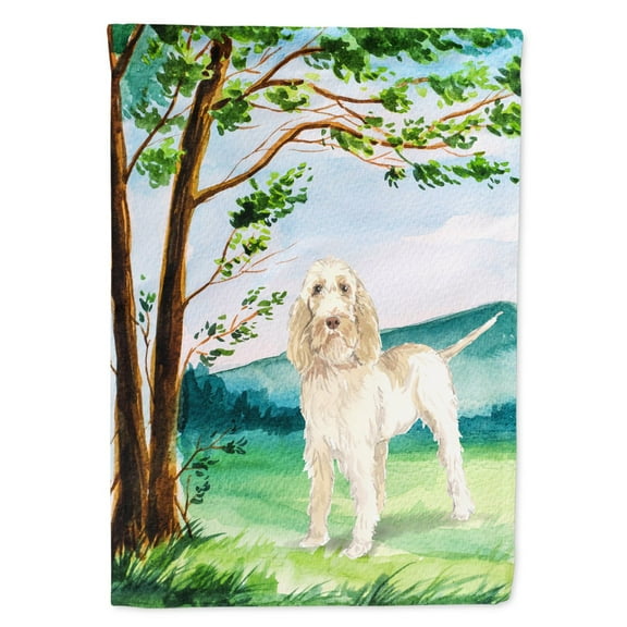 Carolines Treasures CK2554GF Under the Tree Spinone Italiano Flag Garden Size  Small multicolor
