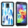 Maximum Protection Cell Phone Case / Cell Phone Cover with Cushioned Corners for Samsung Galaxy S5 - Feathers