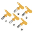 thumbnail image 1 of Unique Bargains 5 Packs Reversible Spray Tips for Airless Sprayer 315 Paint Spray Nozzle Tips Sprayer Machine Parts, Yellow, 1 of 6
