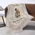 thumbnail image 4 of Custom Memorial Blanket with Photos for Loss of Mom Dad Son Daughter Customized Memory Gift of Departed Loved Ones Blankets, 4 of 5