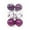 Purple, variant on Fek888 Christmas Balls Large Glass 8CM 6PC Christmas Decorations Tree Ball Bauble Hanging Home Party Ornament Decor