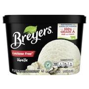 Breyers Lactose-Free Vanilla Light Ice Cream Gluten-Free Kosher Dairy Milk, 48 oz 1 Count