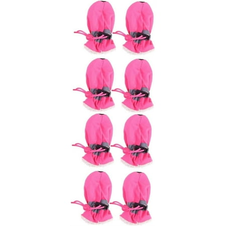 8 Pcs Set Rain Shoes for Dogs Snow Shoes for Small Dogs Dog Winter Boots Breathable Socks Water Proof Boots Shoe Covers for Indoors Boots Puppy Shoes Dog Shoes Soft Shoes Pet