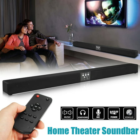 60W 5.1 Channel Home Theater TV 3D Surround Sound HIFI Wireless bluetooth Stereo Soundbar 8 Speaker Subwoofer with Remote (Best Bluetooth Soundbar With Subwoofer)