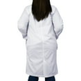 thumbnail image 3 of Panda Uniform by HeedFit Unisex 40" Lab Coat, 7XL, White, 3 of 7