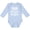 AE-Light Blue, variant on Idaho Awesome Since 1890 Boys or Girls Long Sleeve Baby Bodysuit