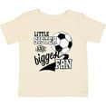 thumbnail image 3 of Inktastic Little Sister and Biggest Fan Soccer Player Girls Baby T-Shirt, 3 of 5