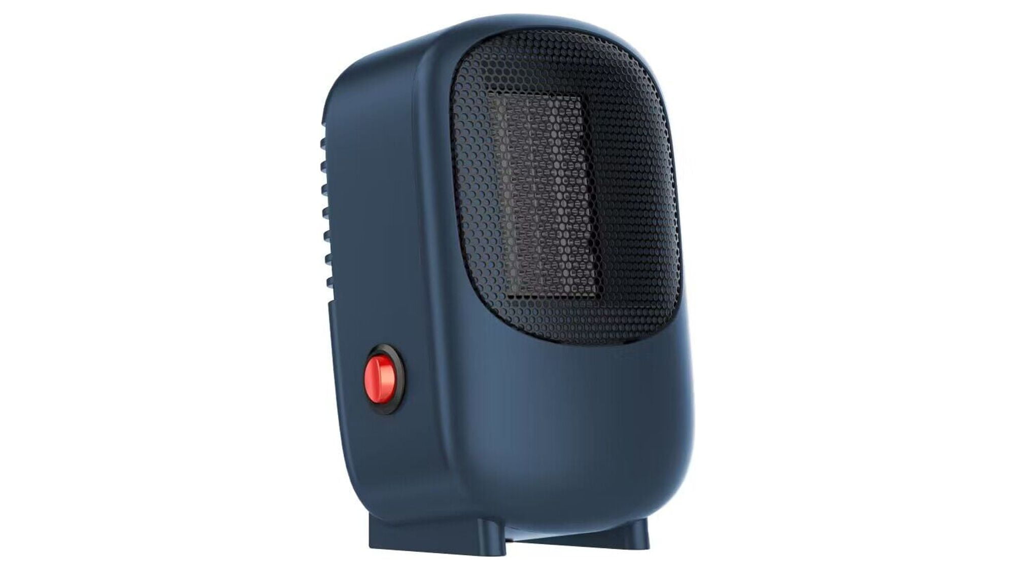 Mainstays Personal Electric Ceramic Heater 400W for Inside, Portable Electric Heater for Home, PTC Ceramic for Fast Safe Energy Efficiency, Blue
