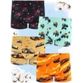 thumbnail image 2 of Ropa interior para niños BliBliTaTa, calzoncillos suaves de algodón sin etiquetas para bebés y niños pequeños, bóxers transpirables en tallas 2T, 3T, 4T, 5T, 6T, 7, 8, 10, 12 años, paquete de 6, 2 of 8