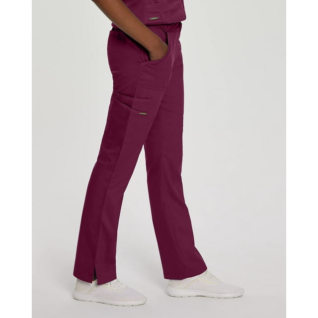 Landau ProFlex Sarraus pour Femmes : Coupe Moderne Ajustée, Extensible, 5 Poches, Taille 50/50 Jambe Droite Sarraus Médicaux 2042