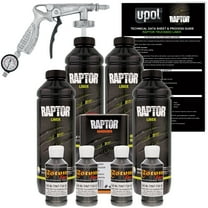 Raptor Charcoal Metallic Urethane Spray-On Truck Bed Liner Spray Gun, 4 Liters