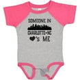 thumbnail image 3 of Inktastic Charlotte North Carolina Someone Loves Me Boys or Girls Baby Bodysuit, 3 of 5