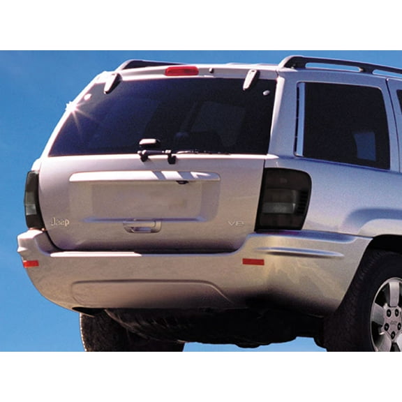 Rvinyl Tail Light Tint Covers Compatible with Jeep Grand Cherokee 1999-2004 - Smoke