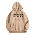 thumbnail image 4 of SIYUDAN Women's Hoodies Sweatshirts Trust in the Lord Hoodies Graphic Hoodie Oversized Womens Pullover Sweatshirt Womens Fall Fashion Young Women's Wear, 4 of 4