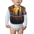 thumbnail image 6 of Zufioo Giraffes Of The African Savannah Print Toddler Adjustable Waterproof Bib, 11.6x15 Inch Feeding Bib Suitable for 6-24 Month Babies, 6 of 8
