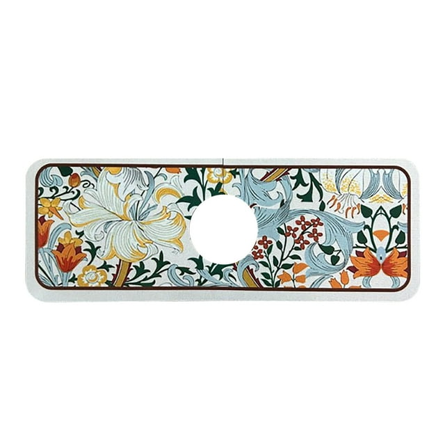 Binwennn Boho Bathroom Rugs Farmhouse Paper Towel Holder Bathroom for Wall Faucet Draining Mat Self Absorbent Draining Mat For Kitchen Counter Mud Faucet Non Drain Pad Mat Drying Mat For