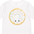 thumbnail image 4 of Inktastic White Donut Boys or Girls Long Sleeve Toddler T-Shirt, 4 of 5