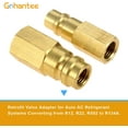 thumbnail image 4 of R12 R22 R502 Visser à R134A Robinet Adaptateur de Conversion Rapide, R12 à R134A Kit de Conversion, Interrupteur Adaptateur R12 R22 R502 à, 4 of 5