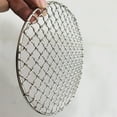thumbnail image 6 of Camping Grill Grate Mesh Pad Multi-sizes Round Grilling Mesh Fire Cooking Outdoor Picnics BBQ Camping Pot Firewood Rack, 6 of 10