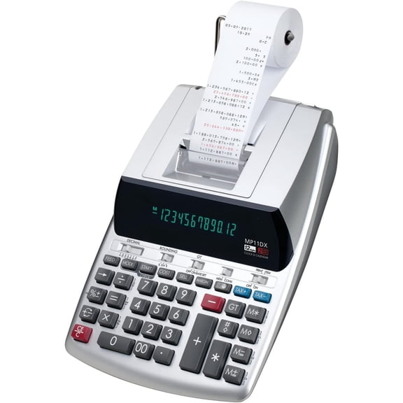 Desktop Printing Calculator with Currency Conversion, Clock and Calendar