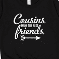 thumbnail image 3 of Inktastic Cousins Make the Best Friends with Arrow Toddler Sweatshirt, 3 of 4