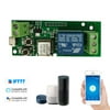 eWeLink USB DC5V Wifi Switch Wireless Relay Module Smart Home Automation Modules Phone APP Remote Control Timer Switch Home Voice Control for Access Control System Inching/Self-Locking