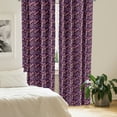 thumbnail image 2 of Ambesonne Dragonfly Curtains, Girls Vintage Animal, Pair of 28"x63", Purple Peach, 2 of 5