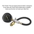 thumbnail image 1 of kurtrusly Metal Car Engine Compression Tester Portable Reusable Repairing Universal 11-inch Rubber Hose Automotive Pressure Testing Gauge, 1 of 7