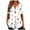 White, variant on JURANMO V Neck T Shirts for Women 2024 Trendy Summer Henley Shirt Casual Pleated Hide Belly Loose Fit Tops Short Sleeve Tunic Blouse Deals of the Day Dark Blue XXL