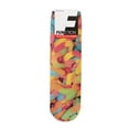 thumbnail image 4 of Function - Kids Cute Sour Gummy Worms Candy Funny Food Socks - Fits Little and Bigger Kids Size 11-4, 4 of 4