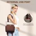 thumbnail image 5 of Lovevook Mini Backpack Purse for Women, Small Backpack Cute Convertible Fashion Day Pack with USB Charging Port for Work Travel Daily Shopping Dating, 5 of 6