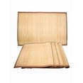 thumbnail image 2 of Juego 4 Manteles Individuales Xtellar Bambu Rectangulares 45*30cm Color Café, 2 of 5