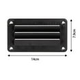 thumbnail image 3 of White One Pair Of Rv Exhaust Fan Outlet Exhaust Fan Boat Rv Hardware Accessories Ventilation Plate 14078 Shutter Ventilation, 3 of 8