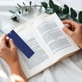 thumbnail image 5 of Kdxio Navy Blue Print Metal Tassel Bookmarks,Perfect Gift for Art Lovers and Bookworms Metal Bookmarks for Women, 5 of 8