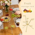 thumbnail image 2 of Rubinzhi Exploded Fruit Bowl, Silver Fireworks On The Dinner Table Decor, Kitchen Centerpiece for Table, Gold, 2 of 8
