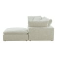 thumbnail image 6 of Moe's Home Collection Clay Lounge Modular Sectional Coastside Sand Fabric, 6 of 7