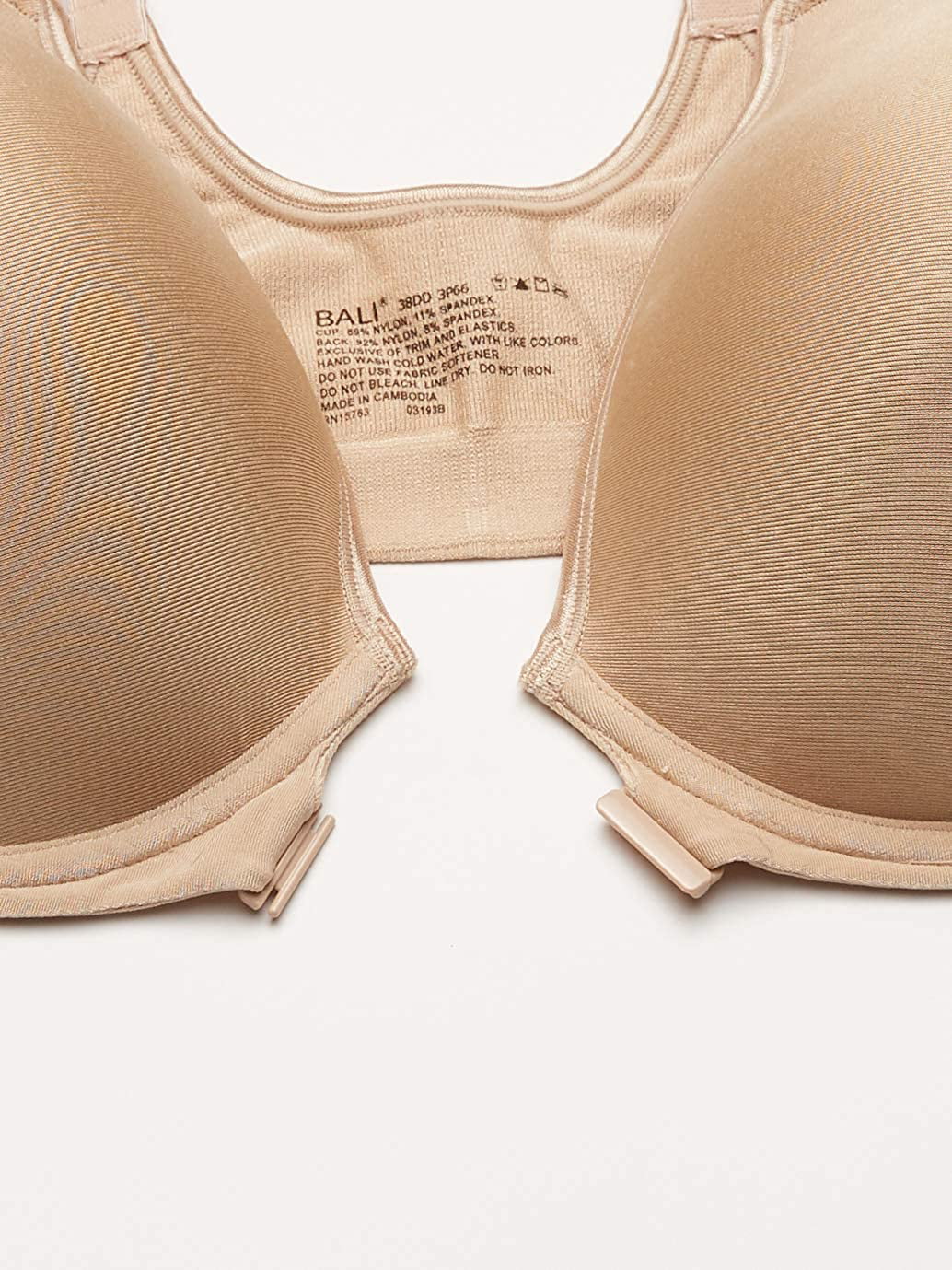 Bali Comfort Revolution Front Close Shaping Underwire Bra Nude 34D