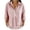 Red, variant on Lenpel 3/4 Length Sleeve Womens Tops Striped Fall Trendy Button Lapel Shirts Dressy Casual Oversized Lightweight Blouses