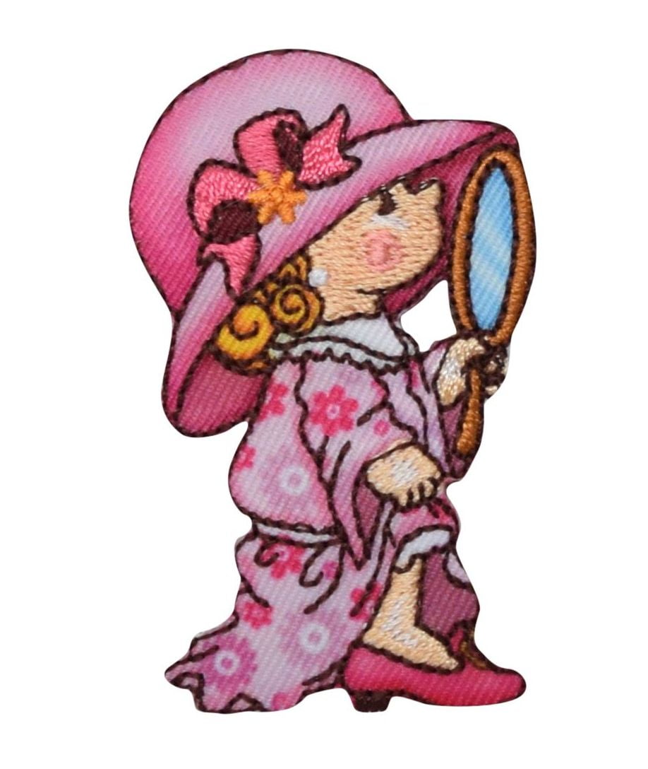Little Girl in Pink Dress/Hat - Holding 